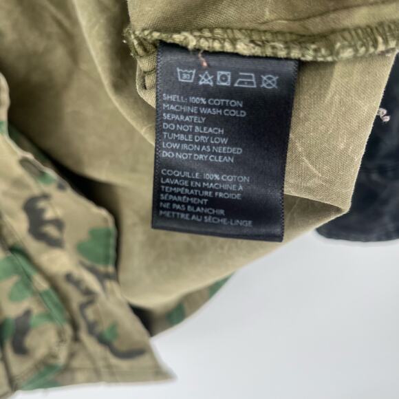 BDG Urban Outfitters Camo Utility Jacket – 100% Cotton Military Style Coat Small - Picture 4 of 10